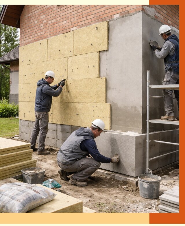 Утепление частного дома в Майкопе под ключ от 7582 руб/м2 — недорого | ТепломастерМкп