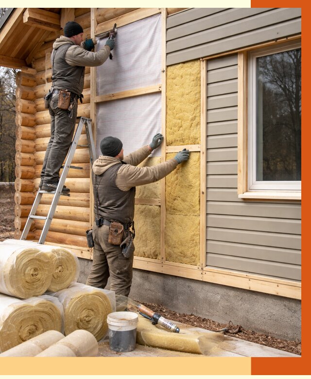 Утепление деревянного дома в Майкопе от 6268 руб./м2 — заказать работы | ТепломастерМкп