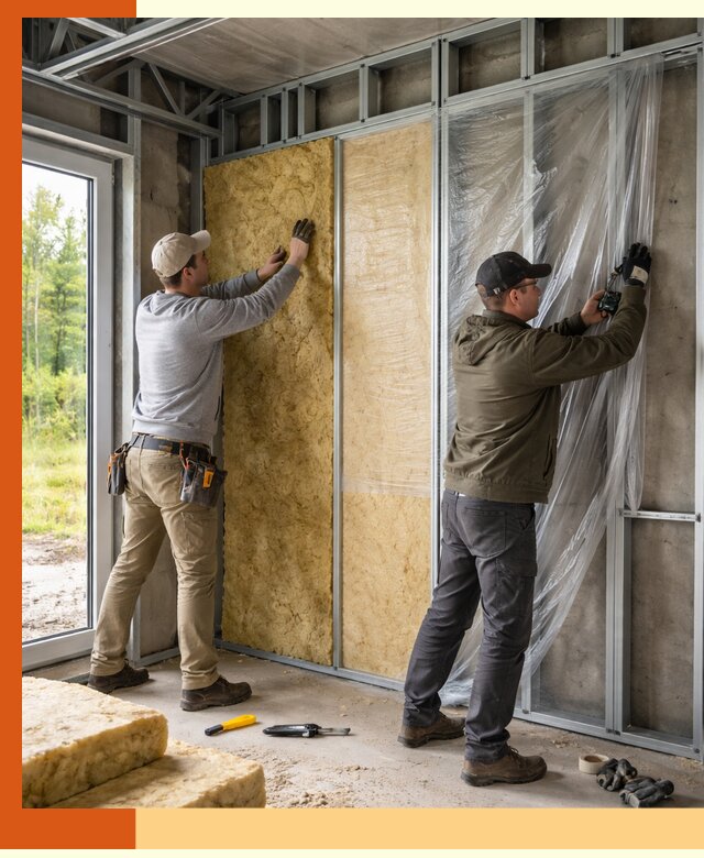 Утепление дома из ЛСТК в Майкопе с гарантией качества и эффективности