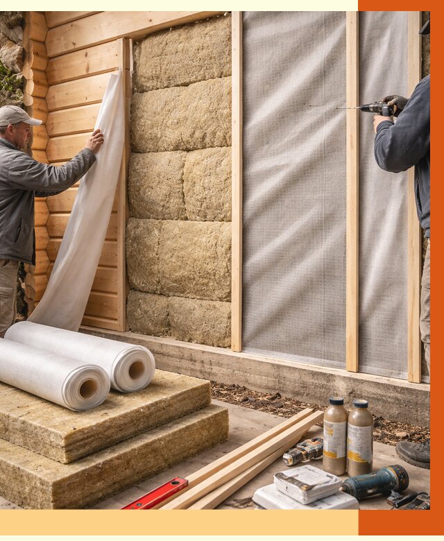 Утепление дома из минибруса в Майкопе от 4549 руб/м2 — заказать профессионально | ТепломастерМкп