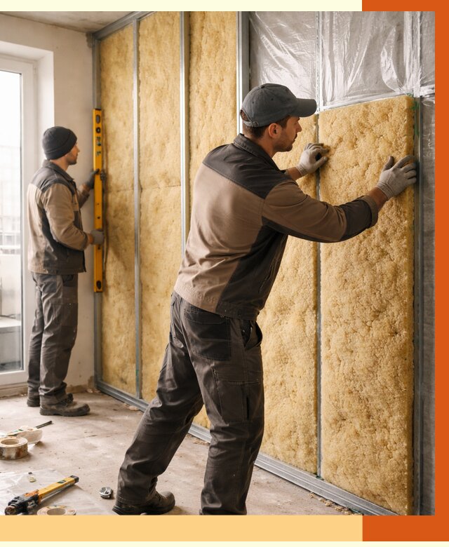 Утепление квартиры изнутри в Майкопе от 4397 руб. за м2 | Проф. работы ТепломастерМкп