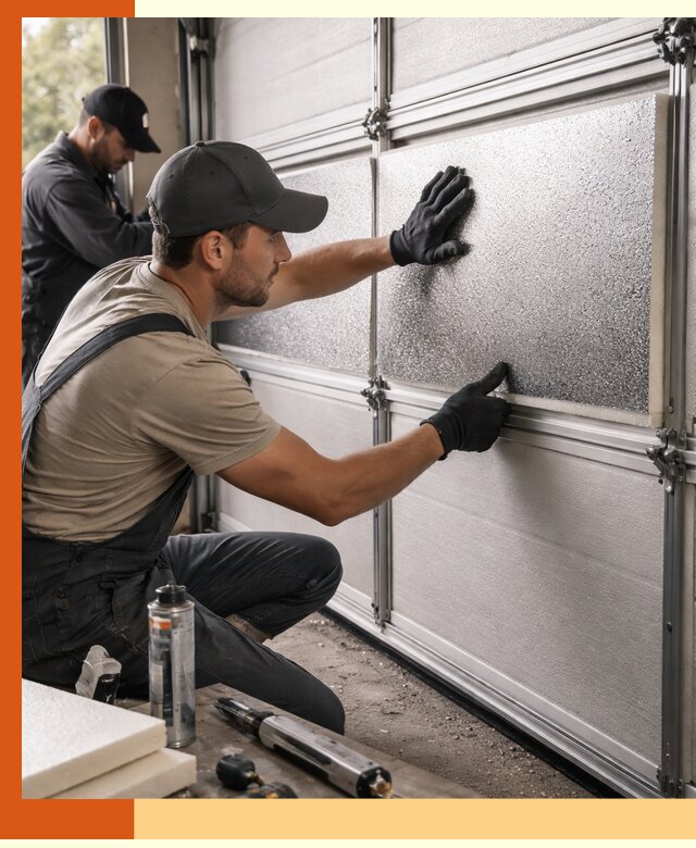 Утепление гаражных ворот в Майкопе качественно и надежно