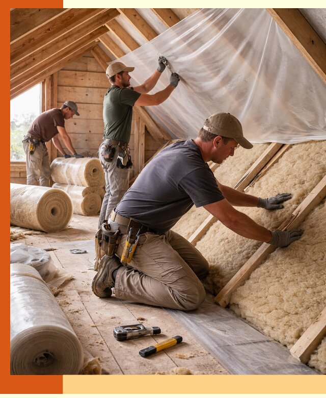 Утепление крыши изнутри в Майкопе: профессионально и надежно