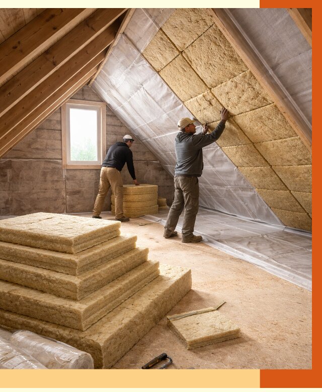 Утепление мансарды в Майкопе от 2527 руб/м2 — комплексно и под ключ | ТепломастерМкп