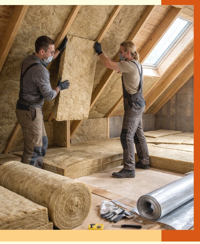 Утепление мансарды минватой в Майкопе от 4246 руб./м2 — монтаж и пароизоляция | ТепломастерМкп