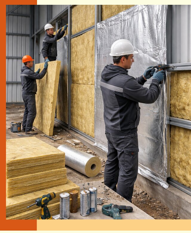 Утепление металлического ангара профессионально в Майкопе