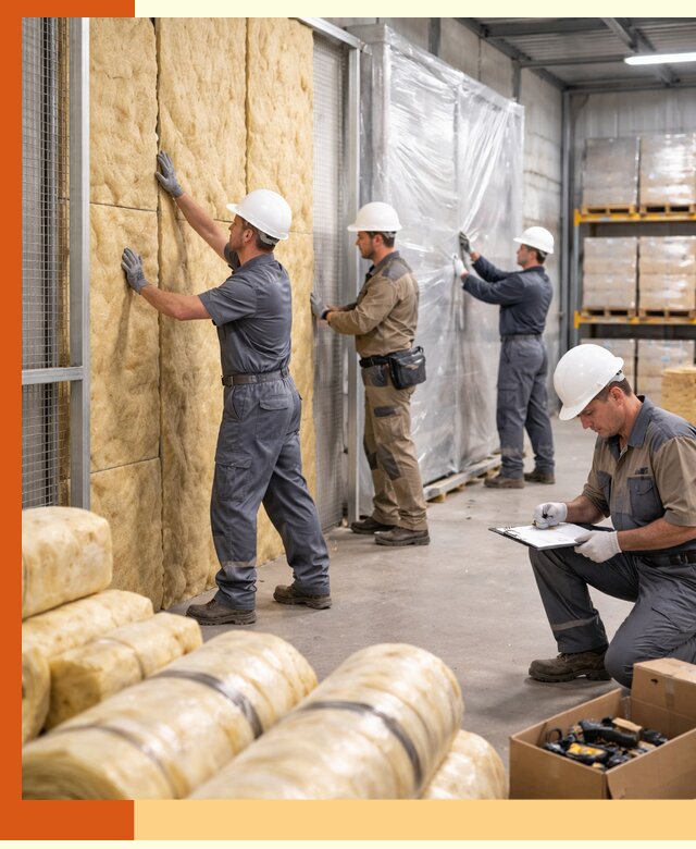 Утепление склада готовой продукции в Майкопе качественно и быстро