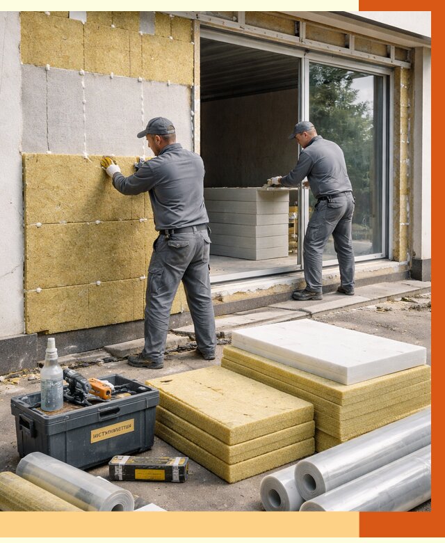 Утепление торгового павильона в Майкопе от 14658 руб./м² под ключ | ТепломастерМкп