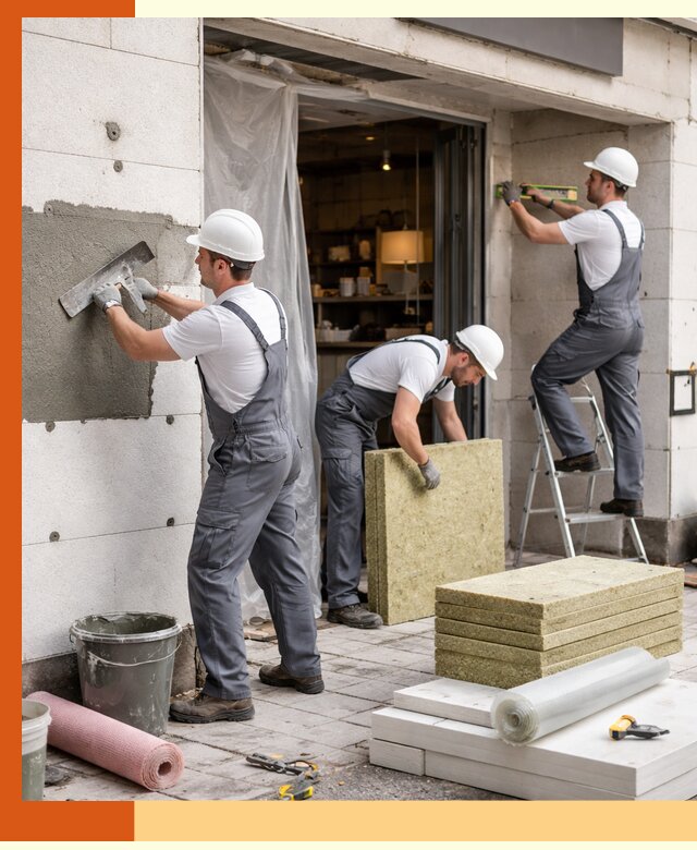 Утепление кафе в Майкопе: профессиональная теплоизоляция и монтаж