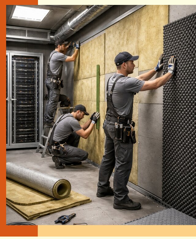 Утепление серверной комнаты профессионально в Майкопе