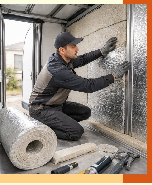 Утепление фургона рефрижератора в Майкопе от 12636 руб./м² под ключ | ТепломастерМкп