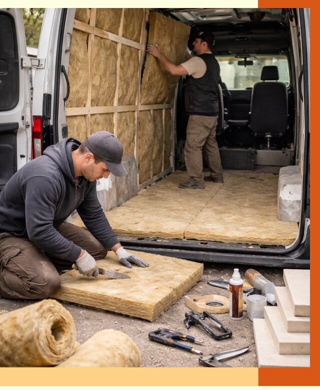 Утепление кемпера в Майкопе под ключ от 12131 руб. — профессионально | ТепломастерМкп