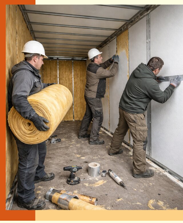 Утепление рефрижераторного контейнера в Майкопе профессионально и надежно