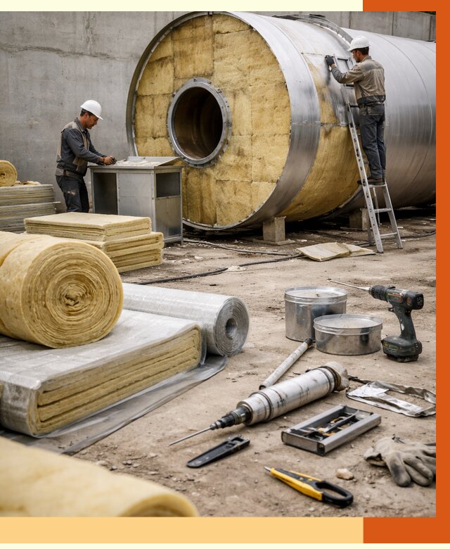 Утепление резервуара с топливом в Майкопе от 27800 руб. под ключ | ТепломастерМкп