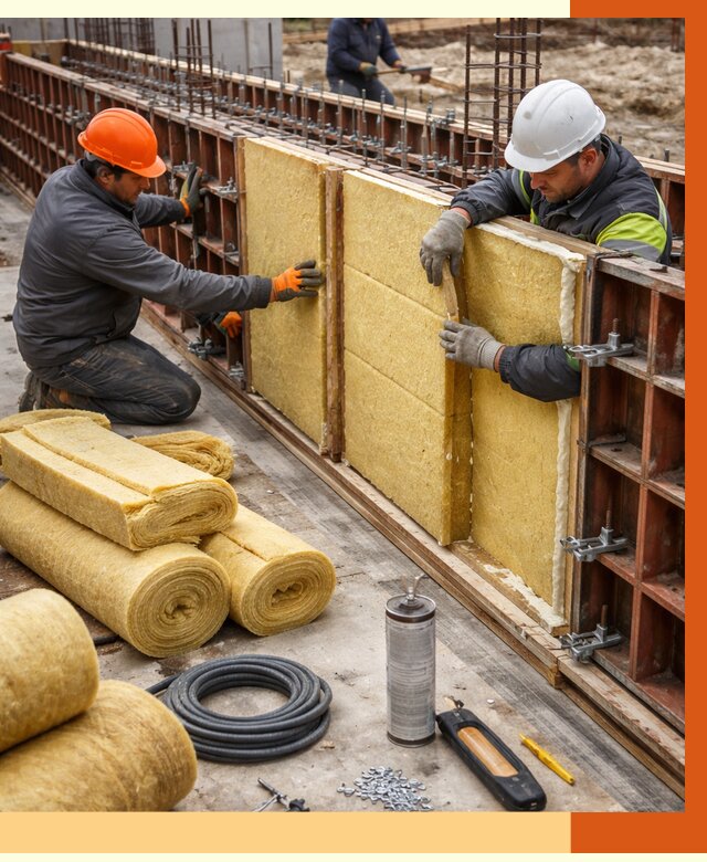 Теплоизоляция опалубки в Майкопе от 7278 руб. за м2 — услуги и монтаж | ТепломастерМкп
