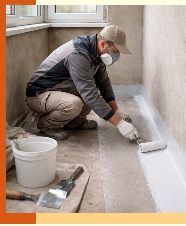 Утепление балкона жидкой теплоизоляцией в Майкопе