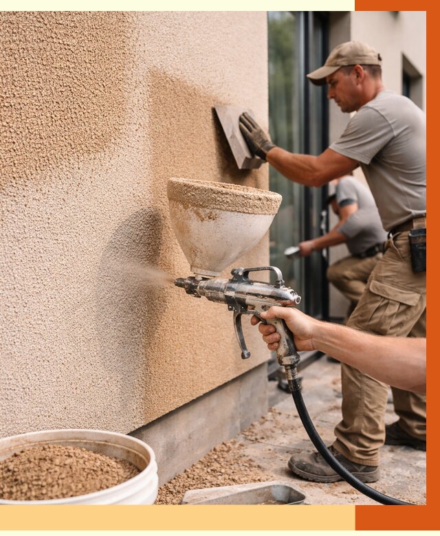Утепление фасада жидкой пробкой в Майкопе от 4852 руб./м² под ключ | ТепломастерМкп