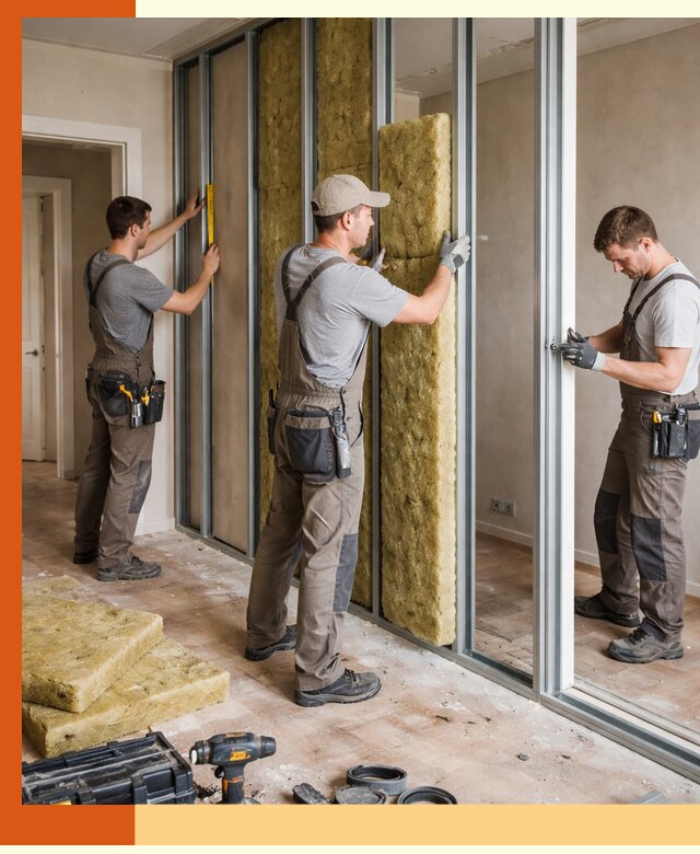 Шумоизоляция межкомнатных перегородок в Майкопе эффективно и надёжно