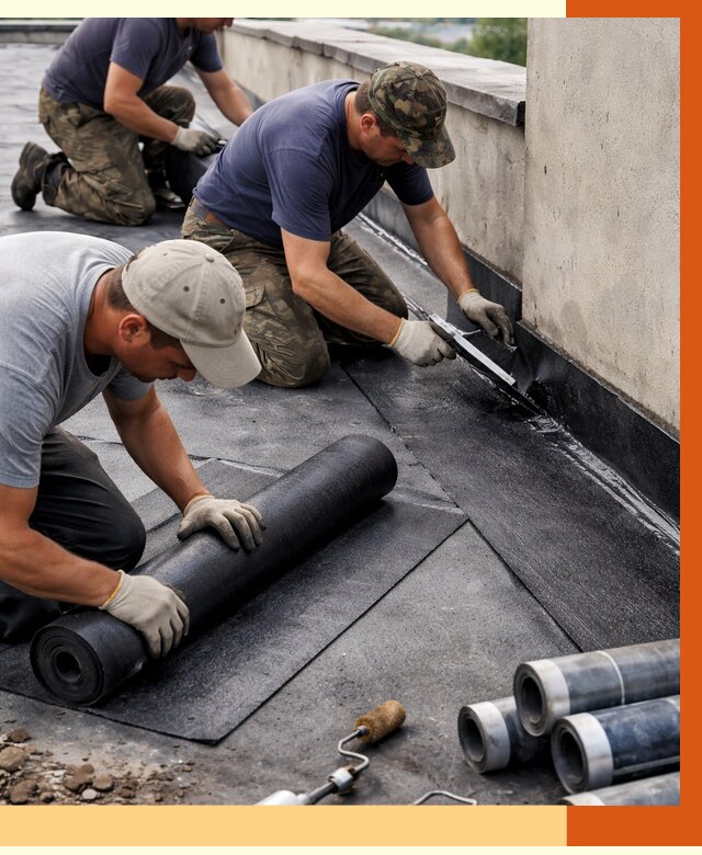 Гидроизоляция кровли в Майкопе от 4549 руб. — профессиональная гидроизоляция крыши | ТепломастерМкп
