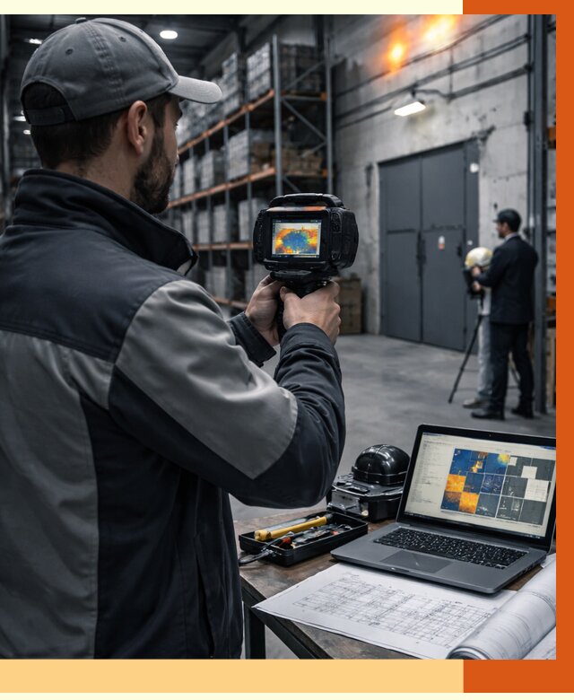 Тепловизионное обследование склада в Майкопе от 6571 руб. | ТепломастерМкп